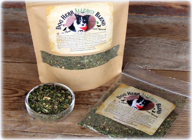 Dog Herb Allergy Blend helping dogs get relief - RANCH LIFE NATURALS