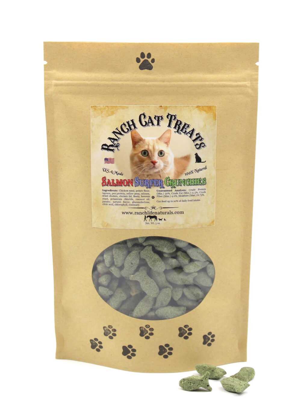 Salmon Surfer Crunchies Cat Treats