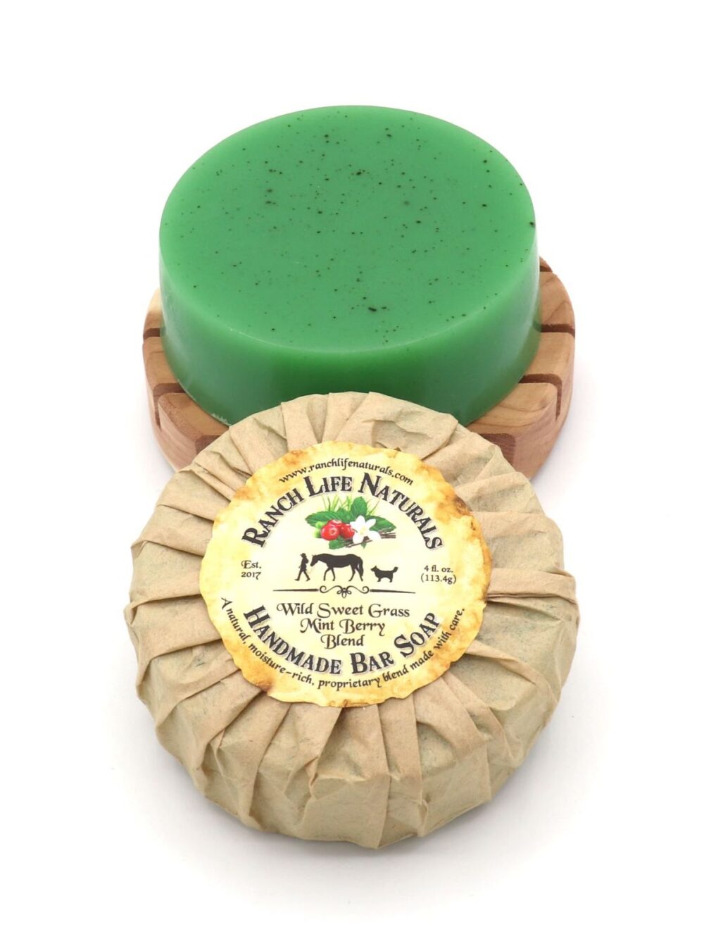 Wild Sweet Grass Mint Berry Bar Soap