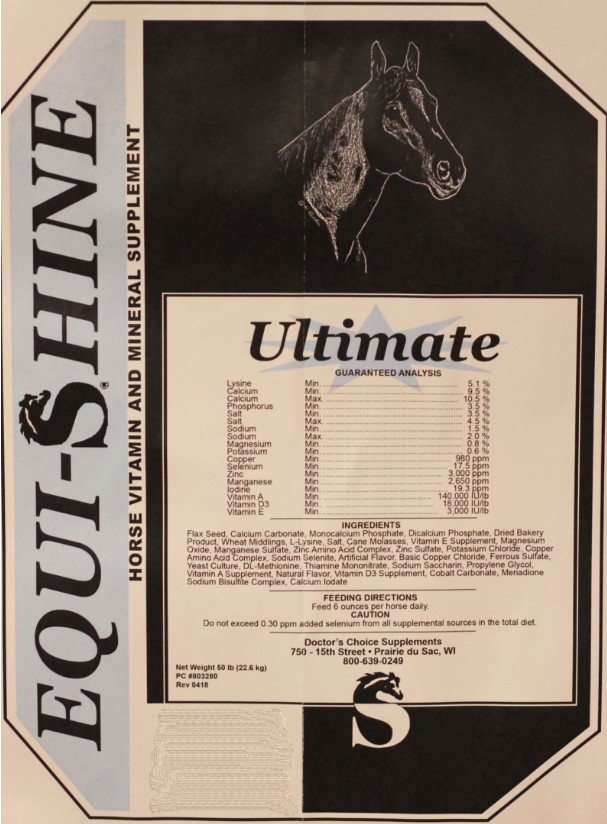 Ultimate Equi-Shine Vitamin/Mineral Supplement Pellet