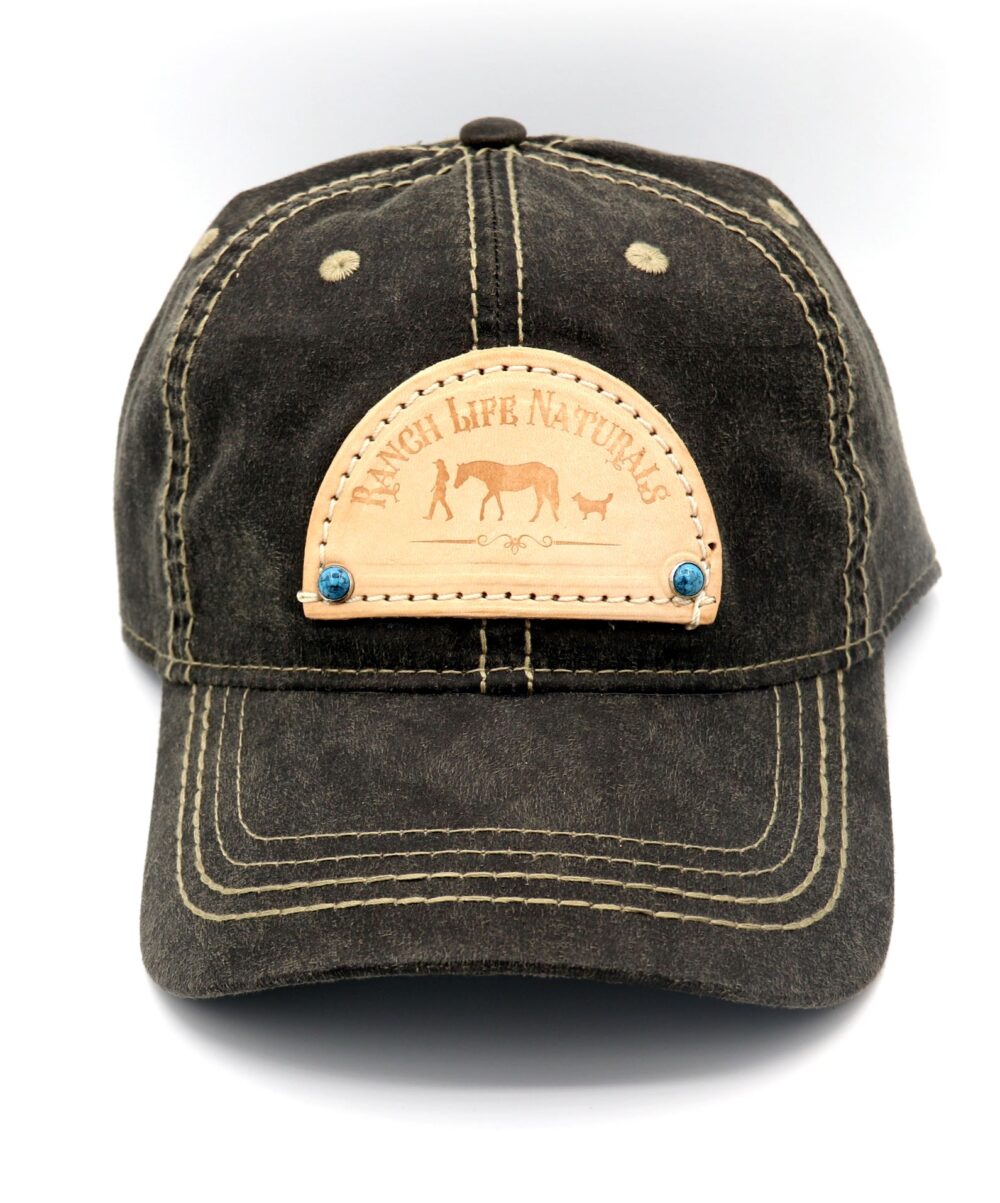 Leather Logo Patch Hats