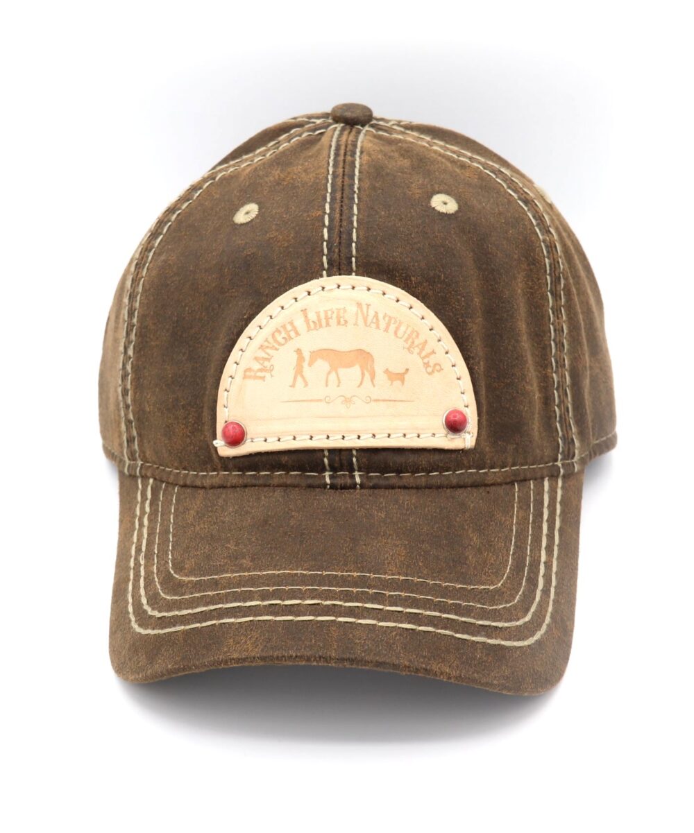 Leather Logo Patch Hats - Image 4