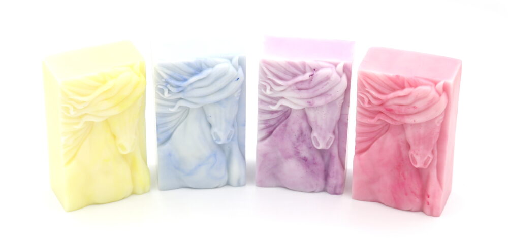 Marbled Horse Soap~Lavender - Image 4