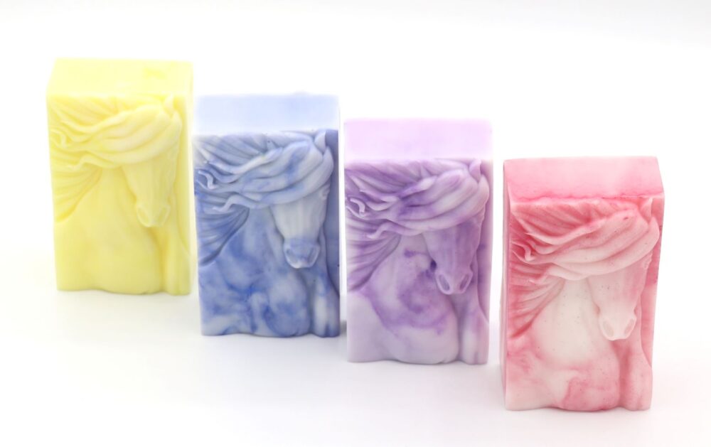 Marbled Horse Soap~Lavender - Image 5