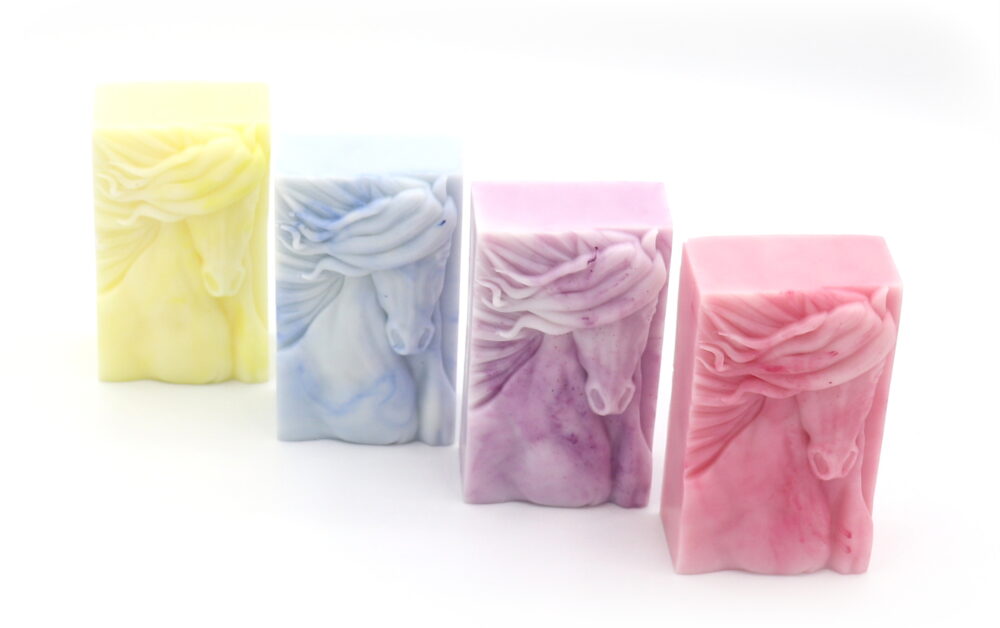 Marbled Horse Soap~Lemon Honey - Image 3