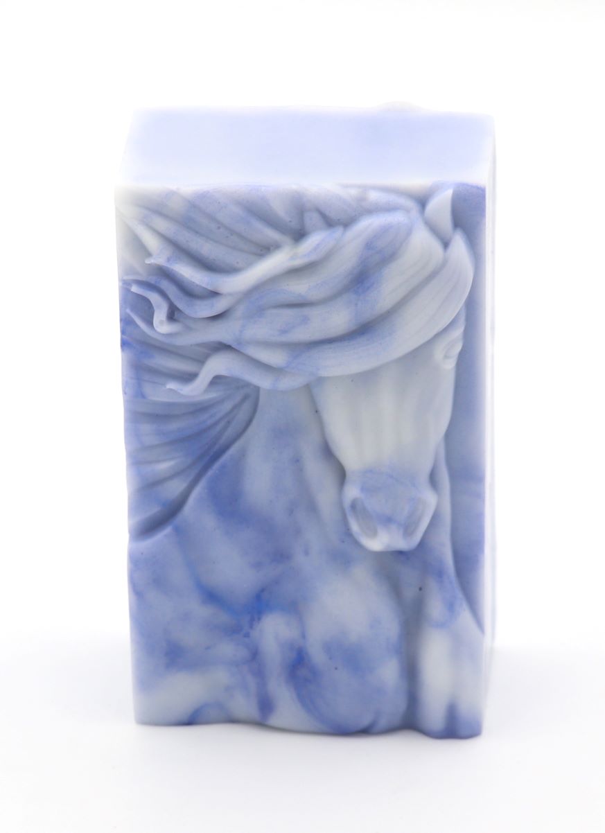 Marbled Horse Soap~Coconut Blueberry