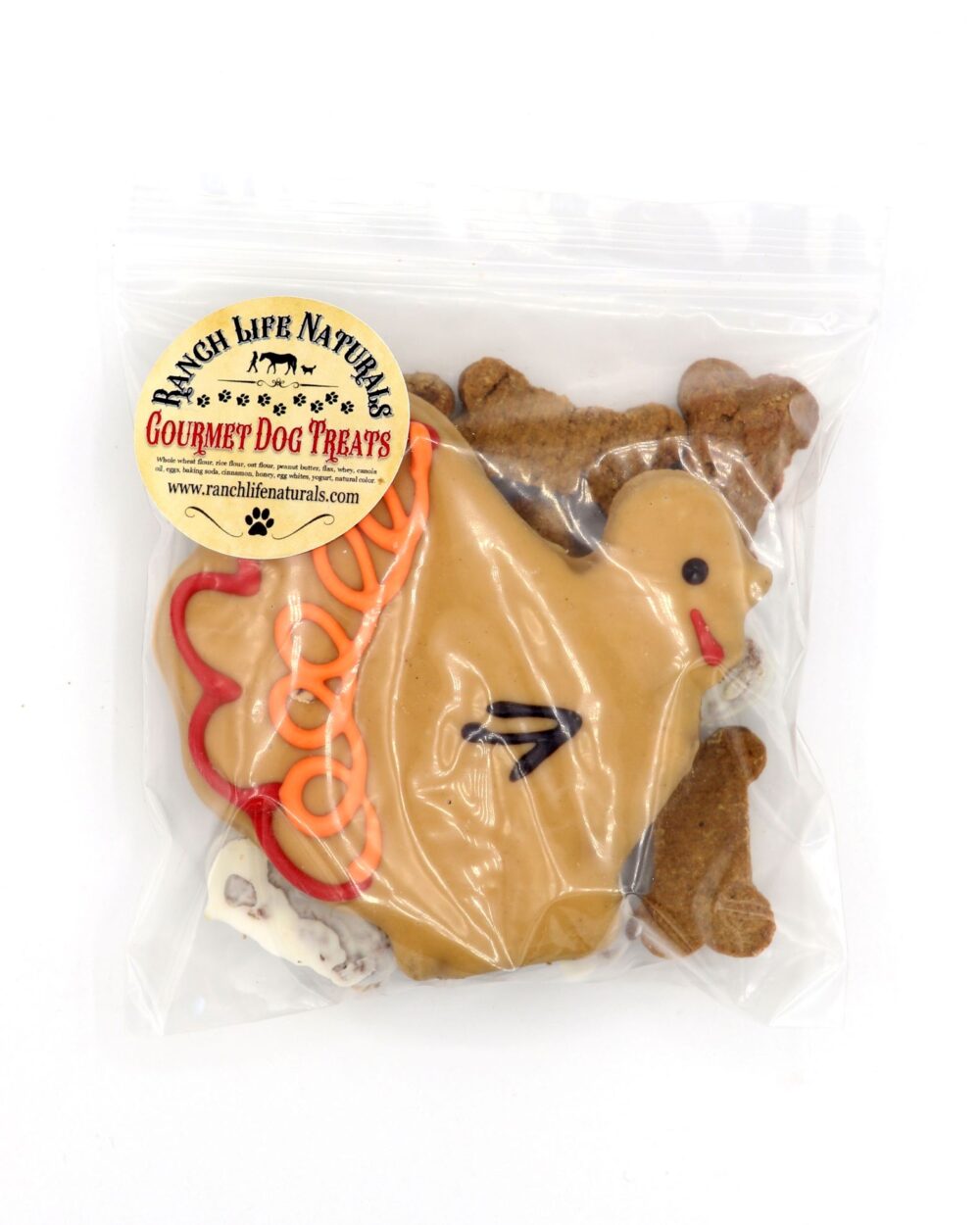 Thanksgiving Dog Cookie Bags & Single Cookies